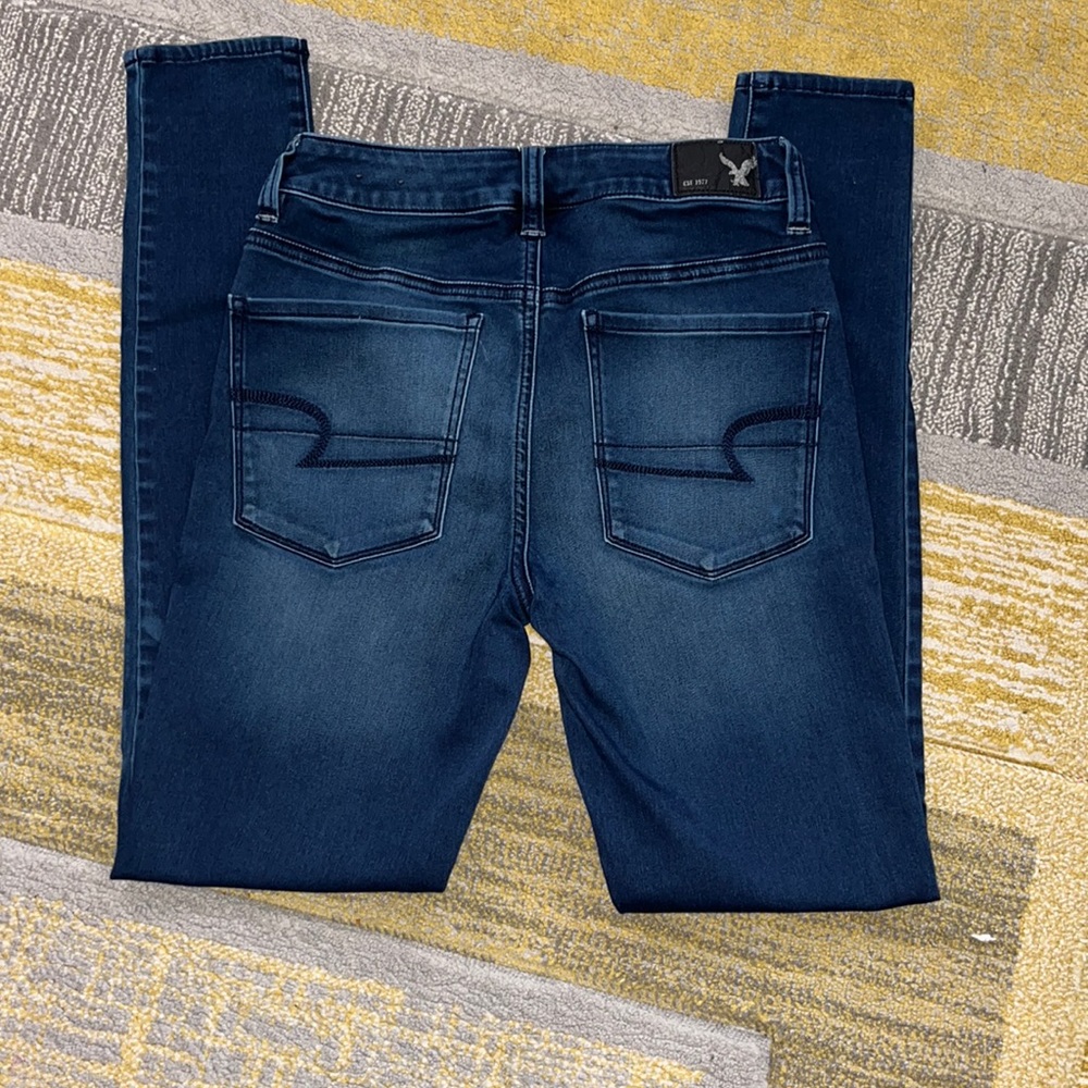 Women’s, American Eagle outfitters, high rise jeggings, super stretch, size 4